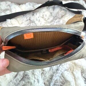 'The Orange Cat' Sling Bag in green and coyote x-pac, beautifully made pack